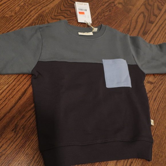 BNWT Fleece Lined Colorblock Top Size 5 - Picture 6 of 14